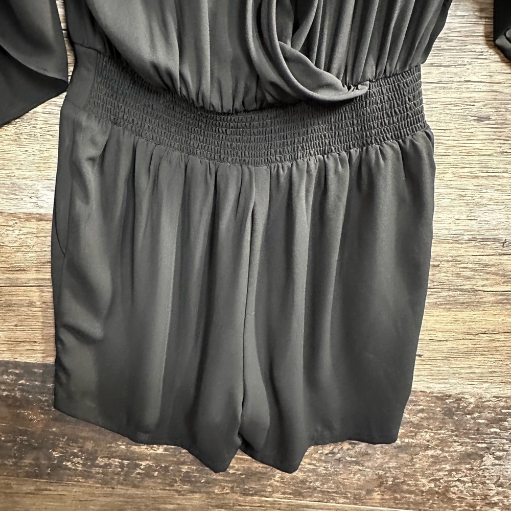 White House Black Market Black Romper - Picture 4 of 8